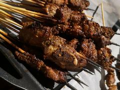 烤羊肉串-老炭长时尚音乐烧烤吧