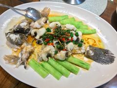 青花椒蒸笋壳鱼-猪肉婆私房菜(容桂总店)