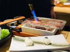 生牛肉火炙寿司-舞漁日料美人胶原锅(陆家嘴中心店)