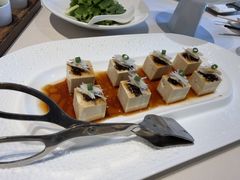 京葱油鸡枞北豆腐-北京泰富酒店-柏景轩中餐厅