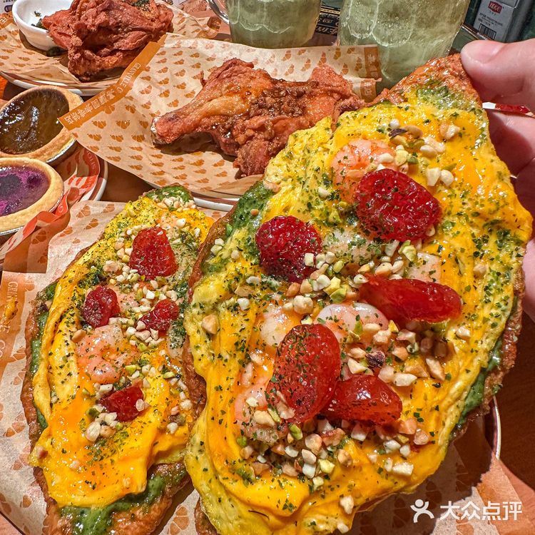 广州首家！！！滑蛋虾仁扁可颂好好吃！