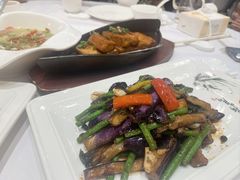 紫苏豆角炒茄子-宝园酒家(美林M·LIVE天地东座店)