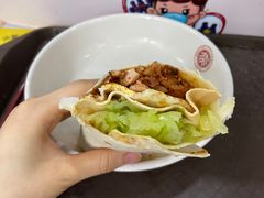 香煎五福卷饼-北大学一食堂