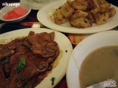 牛舌，咖喱土豆，糌粑肉粥etc-雪域餐厅