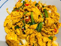 香醋炒土鸡蛋-荆九爷爆炒桥头三嫩(夫子庙店)