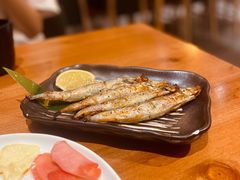 盐烤多春鱼-鸟鸣门屋台料理(金帝银泰店)