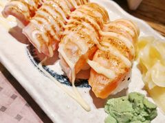 纹火三文鱼握寿司-林妈妈村·日式料理(宝山万达店)