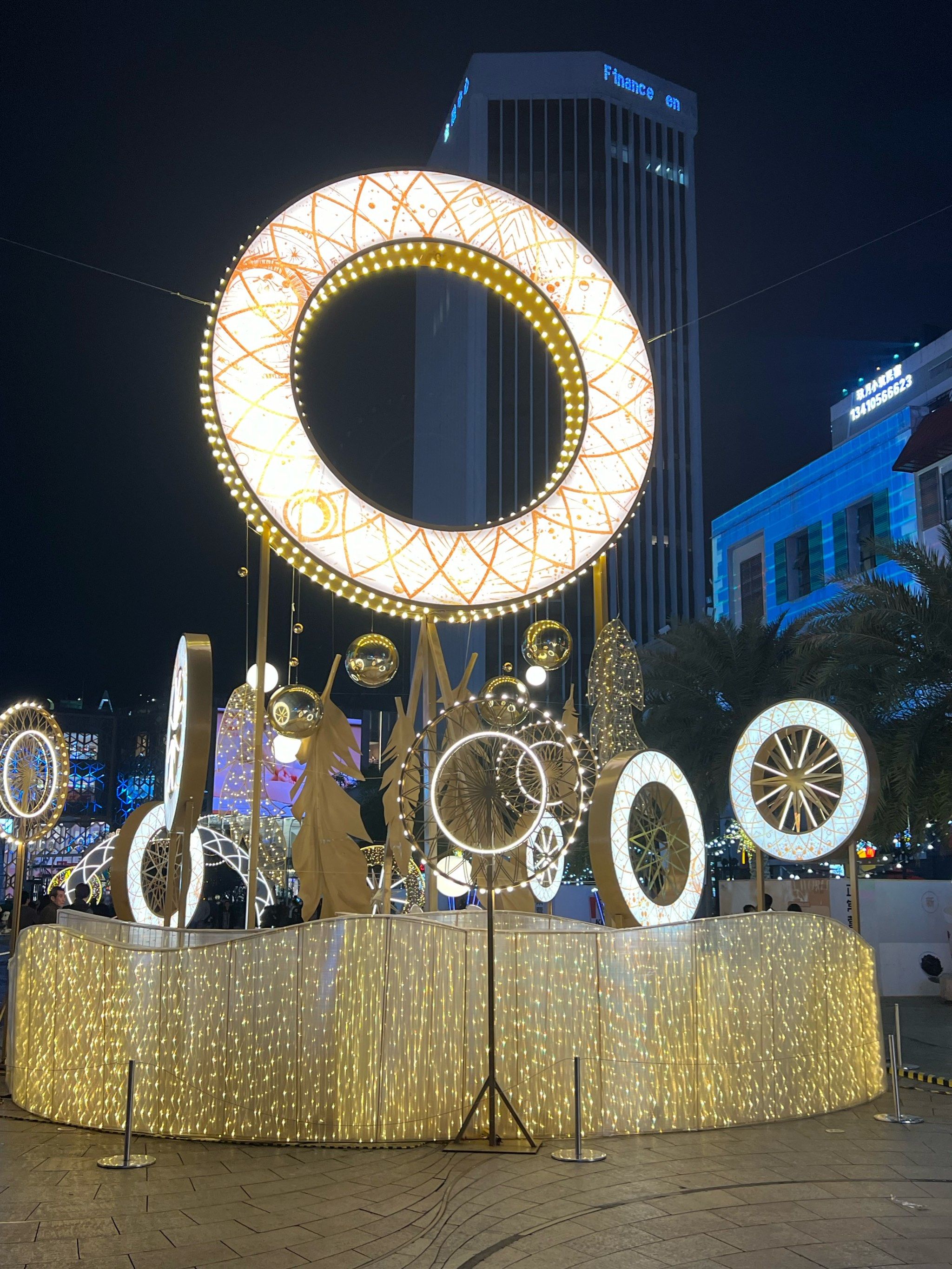 蛇口夜晚与白天