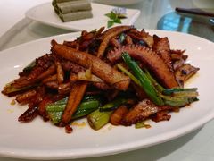 茶树菇小炒肉-金时代顺风大酒店(金山店)