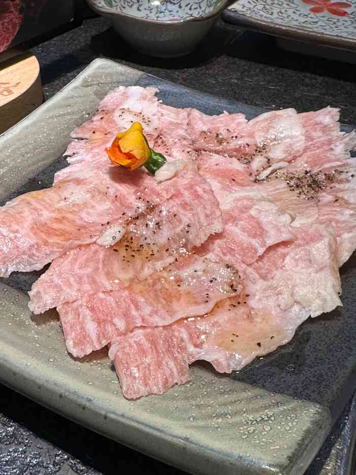 赤谷·和牛烧肉居酒屋(石景山店)-"「黑毛和牛a5」我点的是和牛三种.