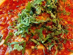 鱼辣子江团配老面开花大馒头-南堂馆·新川菜(春熙路店)