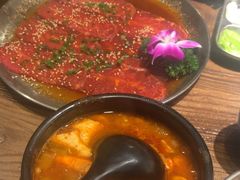 -明洞阿姨·韩式酱蟹烤肉·创意料理(三元桥店)