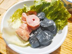 肠肠双拼（肉肠+墨鱼肠）-么肆烤肉·中式自助·烤肉大排档(街道口季佳PAI店)