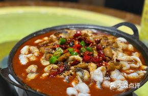 Iron Pot Pig Intestine Fish