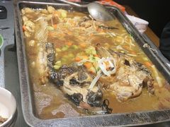 酱香味清江鱼-探鱼·鲜青椒爽麻烤鱼(中天广场店)
