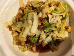 油渣炒牛心菜-眉州东坡(华联万柳店)