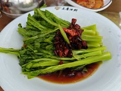 炝拌川笋尖-老磨油饼(高陵店)