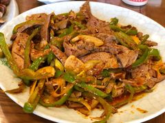 青椒羊肝-清真·益鑫羊肉手抓馆(花园北街店)