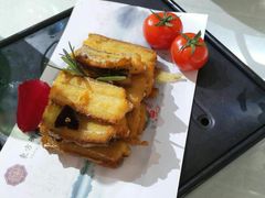 特色煎舟山钩带-东方御花园酒店