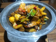 -东来菜馆•手抓海鲜家常菜•海鲜锅贴(鸽子窝店)