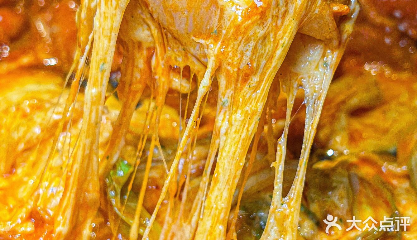 超级拉丝的芝士瀑布‼️每次半夜都忍不住💦