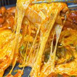 超级拉丝的芝士瀑布‼️每次半夜都忍不住💦