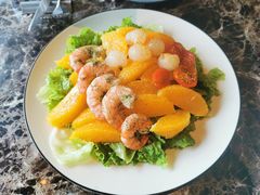鲜橙老虎虾沙拉-Lets burger非常汉堡·环球风味(蓝色港湾店)