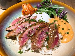 烤牛肉配泡菜温泉蛋饭-gaga(深圳福田星河COCO Park店)