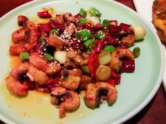 鲜椒爆鳗鱼-绿茶餐厅(华联万柳店)