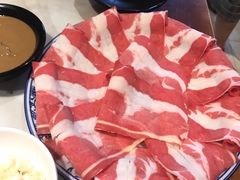 手切苏尼特羊后腿肉-宣武小院涮肉(前门店)