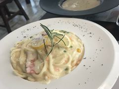 法式奶油培根面-吃饼人西餐(南开店)