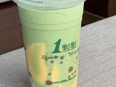 抹茶奶茶-1点点(龙洞店)