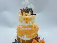 -卡比儿童蛋糕·心意定制·低脂零卡糖动物奶油FancyBALLOON(滨海店)