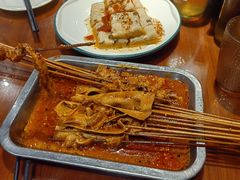 特色经典涮豆皮-老兰家传统烧烤炒菜泡馍(小南门店)