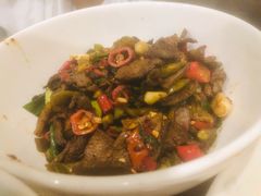 酸辣椒炒猪肝-建辉湖南土菜馆(南大街店)