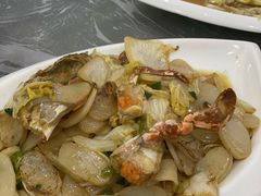 蟹炒年糕-老太婆饭店(广义路店)