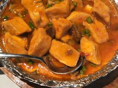 招牌铁板财神豆腐-望乡楼上海菜(日月光店)