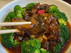 翡翠鲍汁扒海参-江南村酒家