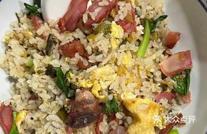 Fried Rice with Sausage and Ham