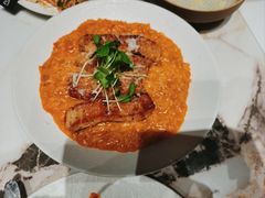 烤猪颈肉泡菜烩饭-沛家·西餐Brunch·直火料理