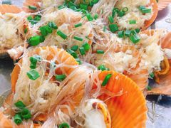 蒜蓉粉丝蒸扇贝-红月湾海鲜饭店•沙滩海景(双月湾店)