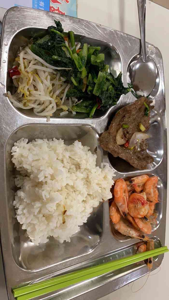 浙江工商大学-下沙食堂-"——今日幸福源泉——总是想念脆脆的糖醋.