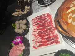古风手切热气羊肉-京韵胡同·酱香羊蝎子火锅涮肉(长寿路店)