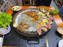 -老姐石板烧烤+铜炭火锅(总店)