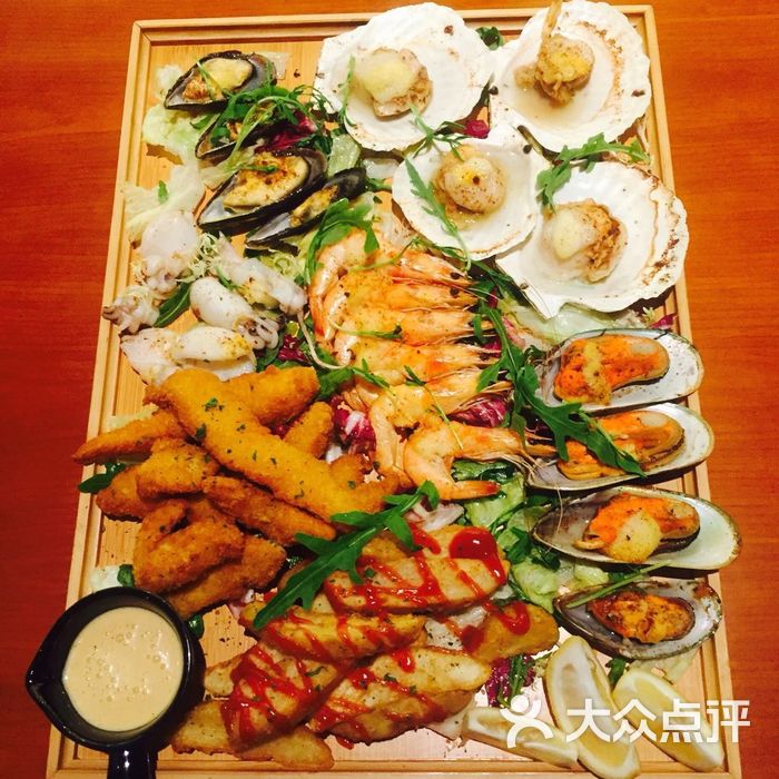 初心flaveur法意餐厅海鲜拼盘图片-北京西餐-大众点评网