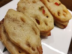 椒盐藕盒-枣子树·素食餐厅(朱家尖店)