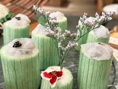 天青色丝瓜虾滑-盡膳口福跷脚牛肉火锅(晶耀前滩店)