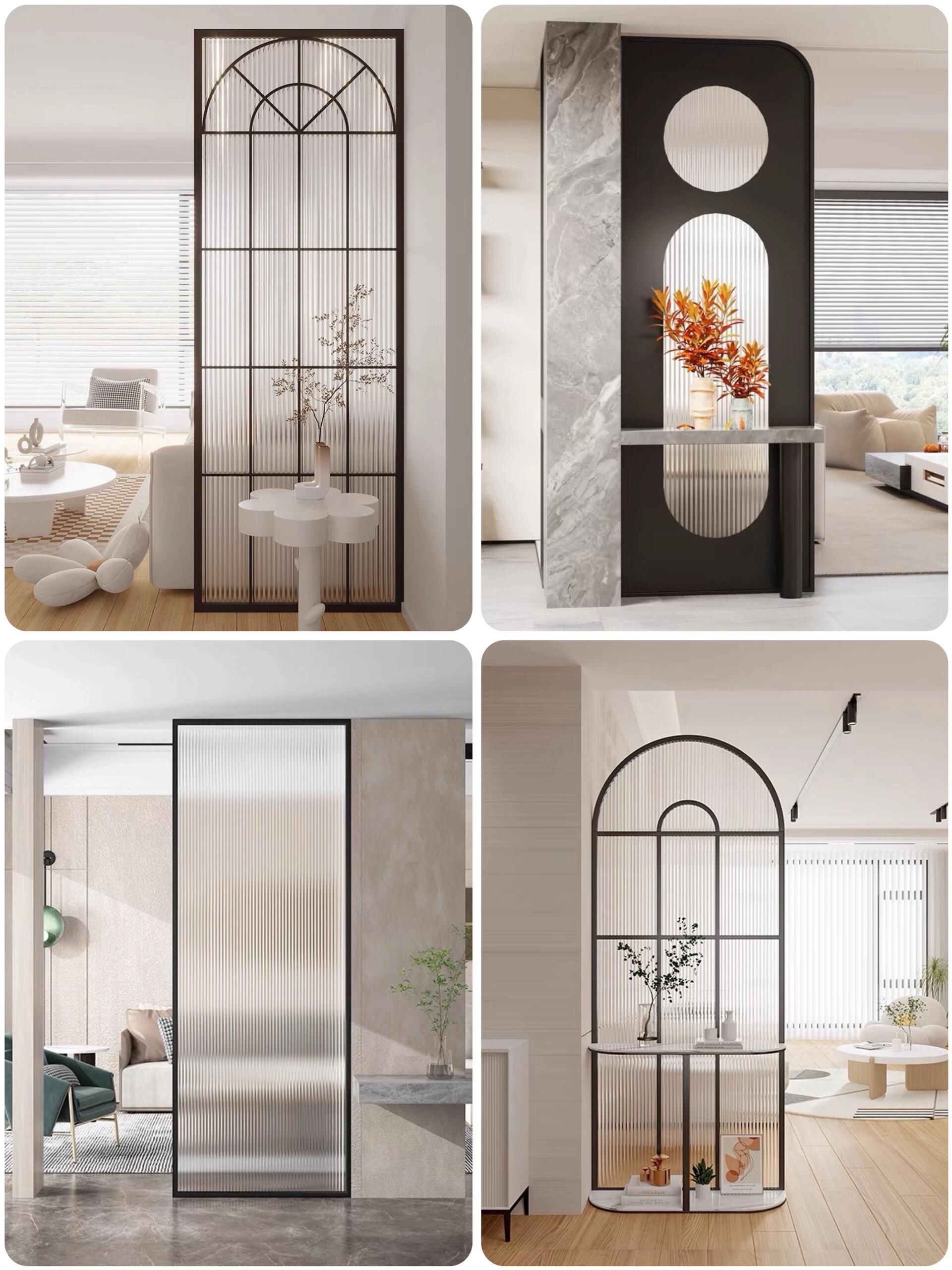 快来抄作业,好看的玄关隔断设计,不想入户就看