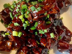 蒜香蜜汁排骨-绿茶餐厅(蓝色港湾店)