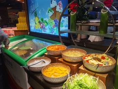 自助取餐区-韩千炉海鲜自助火锅烤肉(文三路店)